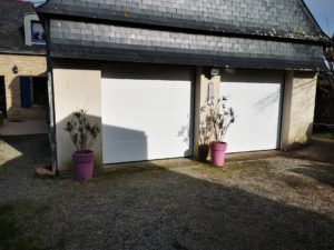Portes de garage sectionelles blanc lisse FUTUROL