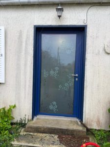 AFB porte d'entrée k-line ral 5003 modèle Cytise PENMARCH